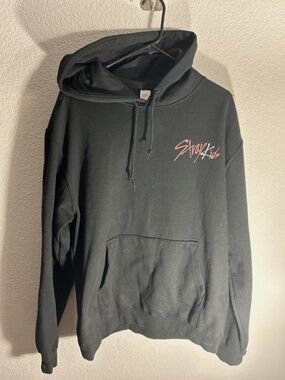 Official Stray Kids 2023 Manic Tour Black Hoodie Men’s Large